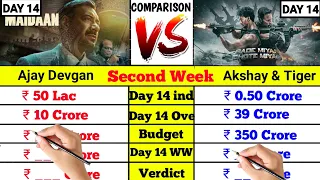 Maidaan movie vs Bade miyan chote miyan Only Second Week box office collection comparison।।