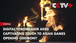 Digital Torchbearer Adds Captivating Touch to Asian Games Opening Ceremony
