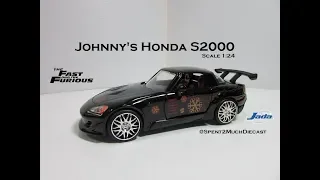 Johnny's Honda S2000 By Jada - Diecast Collectible / The Fast And The Furious