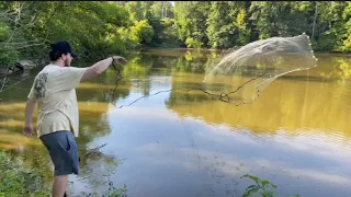 How To Throw A Cast Net *EASIEST WAY*