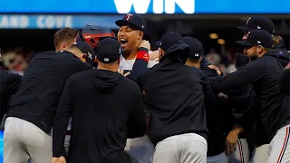 The Twins win their 1st postseason series since 2002!