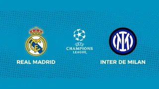 Real Madrid - Inter de Milan: siga en directo el partido de la Champions League con nosotros