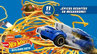 Épicos desafíos en MegaDrome 🍝🌵⚽ | MegaDrome | @HotWheelsEspanol