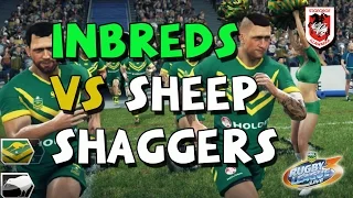 INBREDS VS SHEEP SHAGGERS - TEST MATCH | Ep 7 Dragons Career | Rugby League Live 3