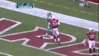 NFL: Panther's QB Cam Newton's First Touchdown Pass To Steve Smith 2011