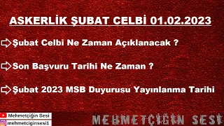 Askerlik Şubat Celbi 2023 Ne Zaman Açıklanacak ? | Mehmetçiğin Sesi