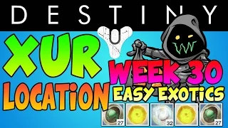 Destiny: "Xur Location" for “Week 30” “3rd April 2015” Easy Exotic Armor and Weapon Showcase