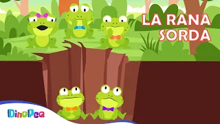 La rana sorda 🐸 | FÁBULAS para REFLEXIONAR | CUENTOS para NIÑOS | DinoPeq 🦖