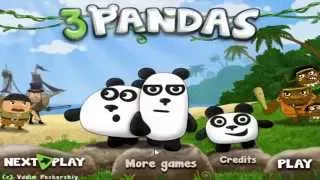 Игра 3 Панды  3 Pandas  Прохождение