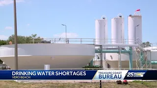 City of Vero Beach sees significant decrease in water supply, urges residents to be vigilant