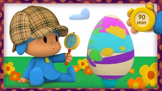 🐰 POCOYO AND NINA - The Missing Eggs [90 minutes] | ANIMATED CARTOON for Children | FULL episodes