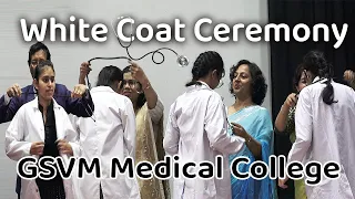 White Coat Ceremony @ GSVM Medical College-NEET Toppers ने पहली बार ऐसे ली शपथ-पहना वाइट कोट