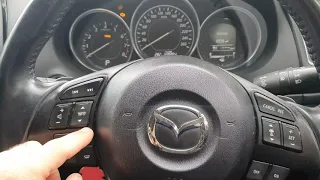 Mazda 6 2012-2012 Service Light Reset (Without using Multi Media Unit)