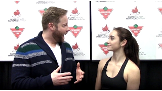 2017 Golden Skate interview with Kaetlyn Osmond