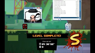 Super Meat Boy Forever || 0xDeAdbEEf/Glitch World.6 || S-rank