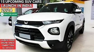 15 UPCOMING SUV CARS LAUNCH IN INDIA 2024 | PRICE, LAUNCH DATE, REVIEW | UPCOMING CARS