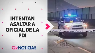 PDI SUFRIÓ INTENTO DE ASALTO a sólo pasos de cuartel policial en Renca: Lo frustró a tiros