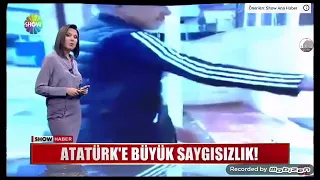 ATATÜRK'E BÜYÜK SAYGISIZLIK