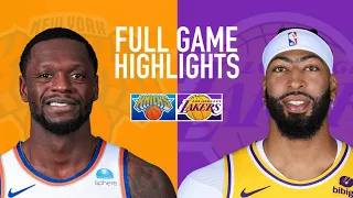 Los Angeles Lakers vs New York Knicks Full Game Highlights | December 18 | 2024 NBA Season