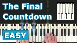 Europe - The Final Countdown - Piano Tutorial EASY - (Synthesia)