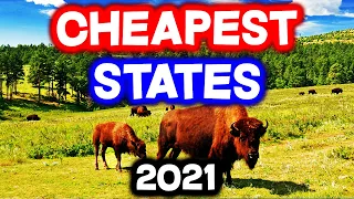 Top 10 CHEAPEST STATES to Live in America