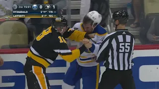 NHL Fight - Sabres @ Penguins - Lafferty vs Fitzgerald - 17/12/2021