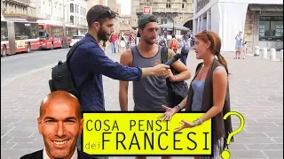 "Cosa gli italiani pensano dei francesi ?" Domande a Bologna/Milano -thepillow