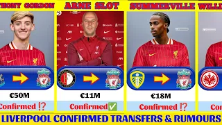 🚨ARNE SLOT FIRST SIGNINGS💥|LIVERPOOL ALL CONFIRMED TRANSFERS✅& RUMOURS🔥| SUMMER TRANSFER WINDOW 2024