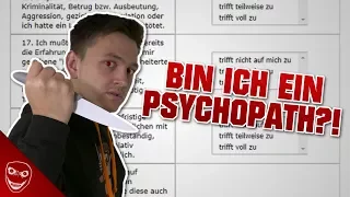 Bin ich ein Psychopath?! | Ich mache den Selbsttest!