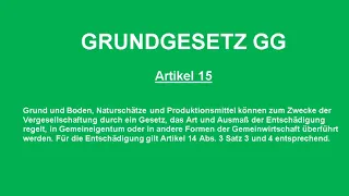 Artikel 15, Grundgesetz GG, Sachkunde 34a