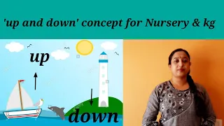 Concept of up and down for nursery kids/Model class for D.Ed. students on concept of up and down