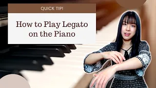 Weight Transfer to Play Legato on the Piano | Quick Tip