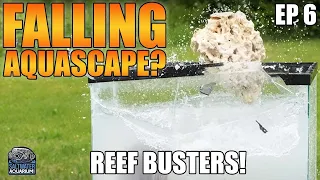 Can FALLING AQUASCAPE Break Your Tank? - Reef Busters