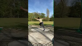 Discus Throw Practice Slowmotion #shorts