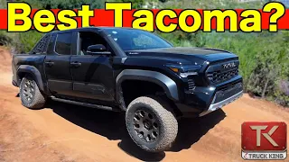 Tacoma Goes Hybrid! 2024 Toyota Tacoma Review - TRD Pro or Trailhunter for Off-Roading?