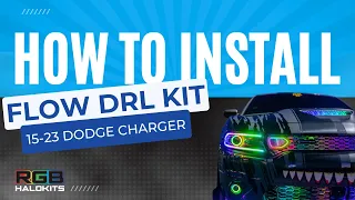 How to Install Flow Series DRL Headlight Kit for 15-23 Dodge Charger