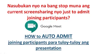 Google Meet Auto Admit Detailed Tutorial