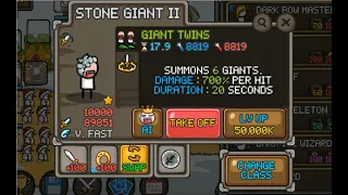 Spend 150 B gold for giant | Grow castle
