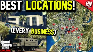 Best Location For EVERY BUSINESS In GTA Online!