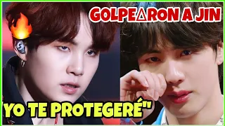 Así Reaccionó SUGA cuando GOLPEARON a JIN frente a él ¿Qué pasó?