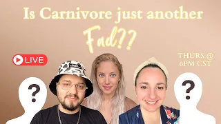 Is Carnivore just another "fad" diet?? // Carnivore LIVE Q&A