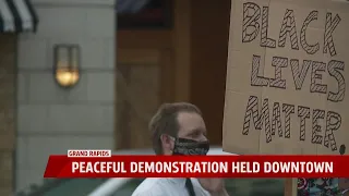 Peaceful protest takes place in Grand Rapids