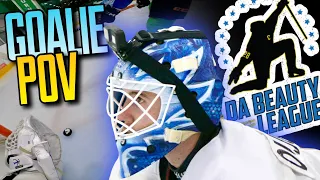 What GOALIES SEE During GAMES // Da Beauty League Week 2 • Mic’d Up GoPro