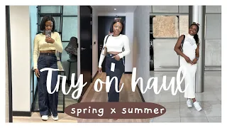 SPRING - SUMMER TRY ON HAUL | ZARA | BERSHKA | STRADIVARIUS | PULL AND BEAR | BWWM