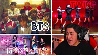 Reacting to Kpop for the First Time (BTS, BlackPink, Twice)
