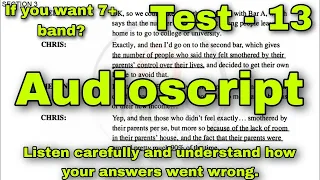 TEST : 13 Audio Script | IMPROVE LISTENING SKILLS | VERY HARD LISTENING TEST | IELTS LISTENING TEST
