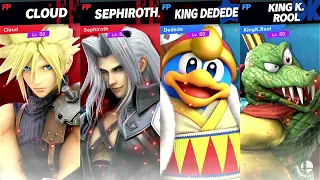 Super Smash Bros Ultimate Amiibo Fights Request #26235 Cloud & Sephiroth vs Dedede & K Rool