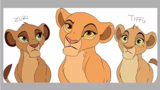 Zuri, Kiara and Tiifu speed paint