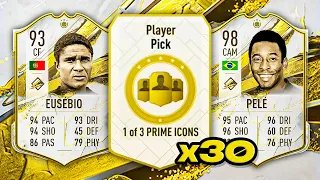 30x PRIME ICON PLAYER PICKS & 89+ ICON PACKS! 🤯 FIFA 23 Ultimate Team