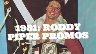 Roddy Piper Promos from Dec. 1981 (Retro Wrestling Appreciation)